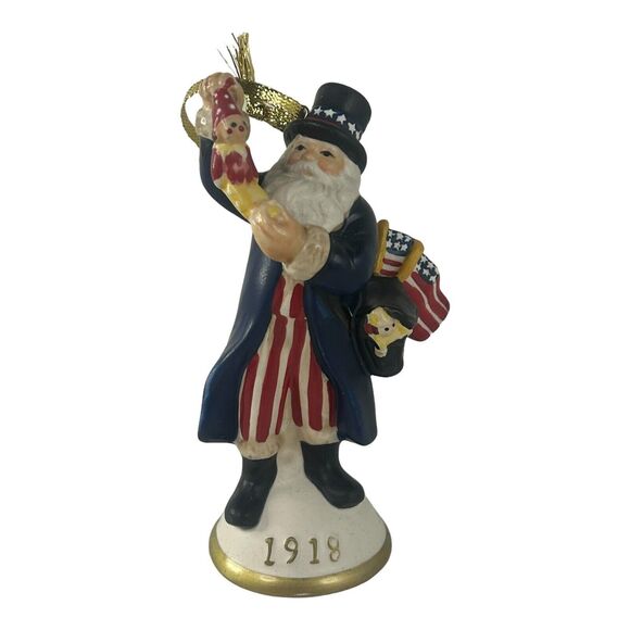 Mistletoe Mountain Traditions of Santa Claus Ornament “Peebles” America 1918 - Picture 2 of 16